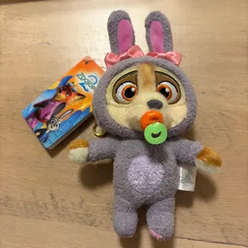 디즈니 스토어 주토피아 피닉 봉제 인형 키링 키체인