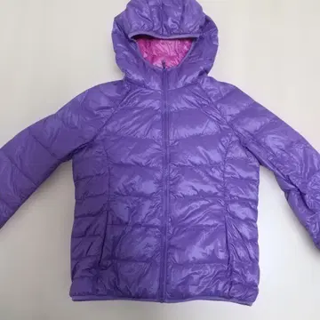 유니클로 울트라 라이트 다운 자켓 퍼플 L