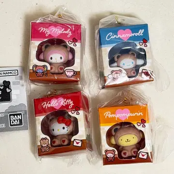 산리오 캐릭터즈 미니어처 패키지 컬렉션 세미 컴프 가챠