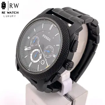 7-4920 FOSSIL FS-4552 블랙 크로노그래프 손목시계
