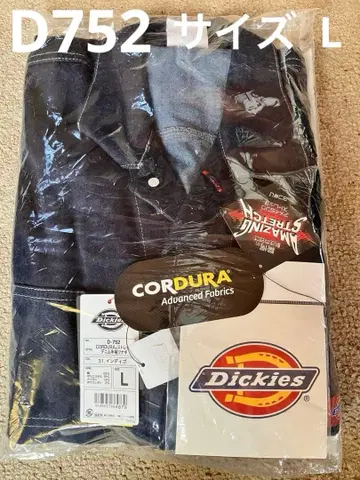 Dickies CORDURA 스트레치 데님 반팔 작업복 사이즈 L 인디고
