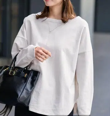 프레임워크 웻 오존 가공 L/Tee 화이트 A