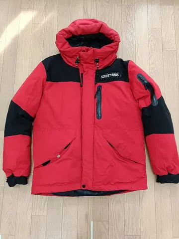 SCHOTT BROS. 후드 부착 다운 자켓 L 사이즈