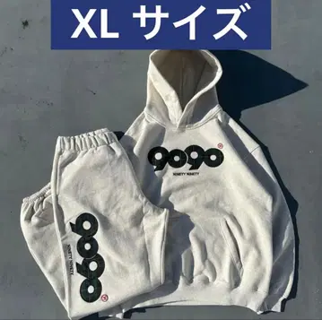 9090 OG 로고 오리지널 후드 셋업 XL