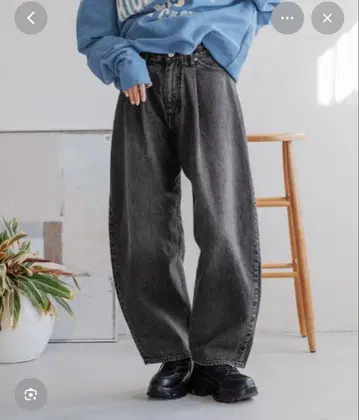 로리즈팜 CONE 커브 데님