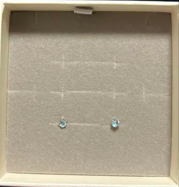 k10 귀걸이 BLOOM 상자 없음 블루 토파즈