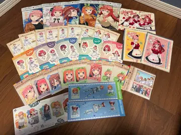 5등분의 신부 특전 세트