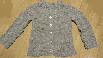 CONQUEST COUTURE 이탈리아제 케이블 니트 가디건