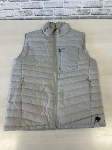 그레이 퀼팅 다운 베스트