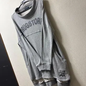 드럭 스토어즈 여성용 상의 롱 T셔츠