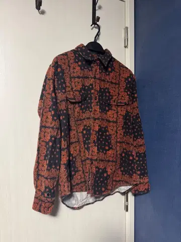 Schott 셔츠 XL 페이즐리 무늬