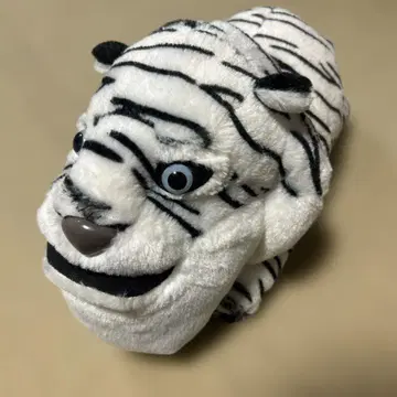 화이트 타이거 봉제 인형