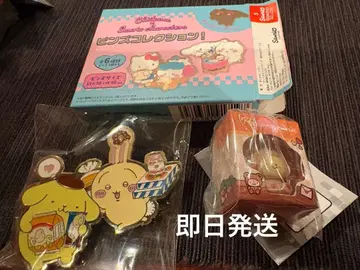 치이카와 산리오 마켓 푸딩 모몽가 핀 배지 컬렉션