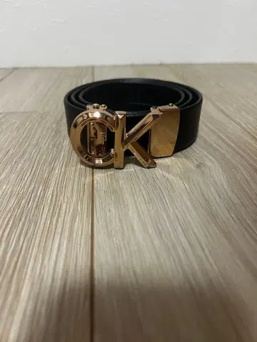 CK 로고 벨트 블랙