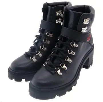 MONCLER 블랙 하이컷 부츠