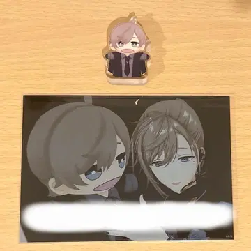 니지산지 칠차원 학생회! 미니 아크릴 블록 낙서 추억 카드 카나에