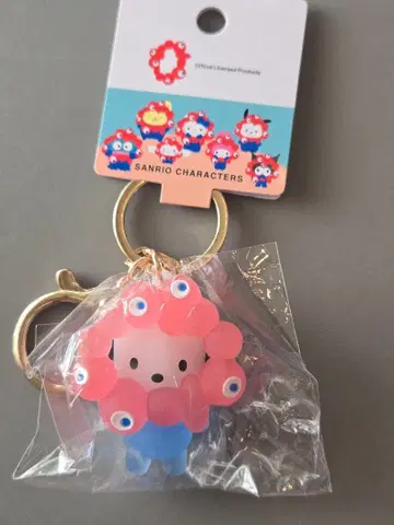 포차코 산리오 미야쿠미야쿠 클리어 키링