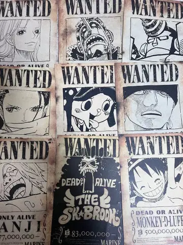 원피스 현상금 포스터 세트