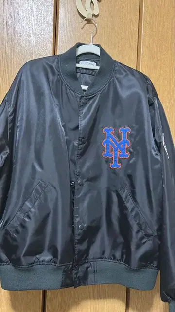 뉴욕 메츠 새틴 바시티 자켓
