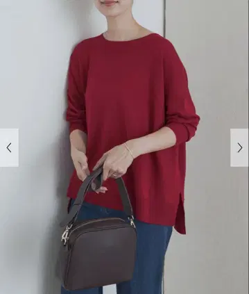 [ 택 포함 새상품 ] 워셔블 울 와이드 풀오버