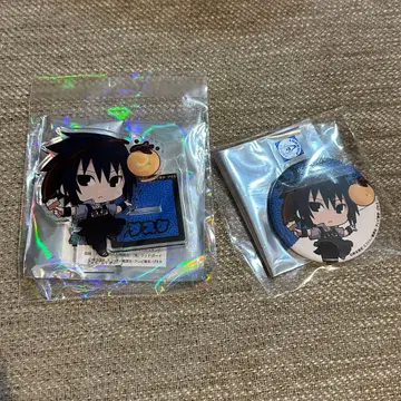 NARUTO 나루토 바쿠단야키 캔뱃지 아크릴 스탠드 사스케