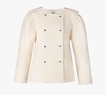 정품:Billy 노카라 아이보리 자켓