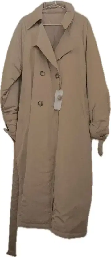 fifth 베이지 더블 브레스트 트렌치코트