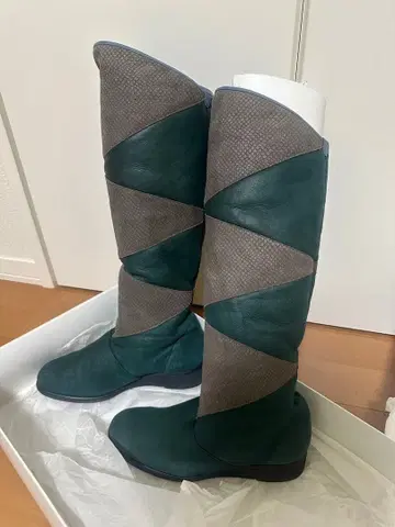 masanobu 그린과 그레이의 롱 부츠 마사노부 마사노부