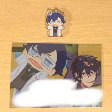 니지산지 칠차원 학생회! 미니 아크릴 블록 추억 카드 레오스