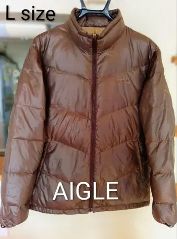 AIGLE 브라운 다운 자켓 L 사이즈