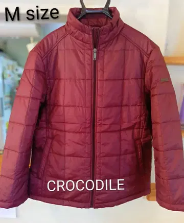 CROCODILE M 사이즈 자켓 와인 레드 색상