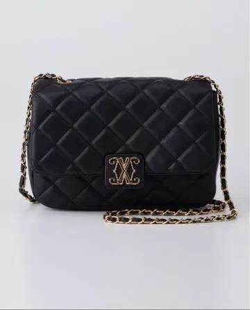 [ INGNI ] 엠블럼 부착 퀼팅 숄더백