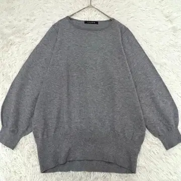 새상품급 LOUNIE 크루넥 풀오버 손세탁 가능 그레이 FREE