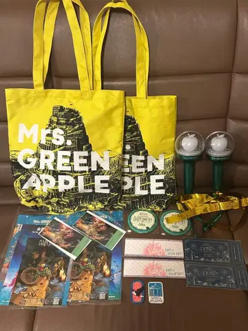 미세스 그린애플 응원봉 2개 바벨 사과잼 시트 특전 세트