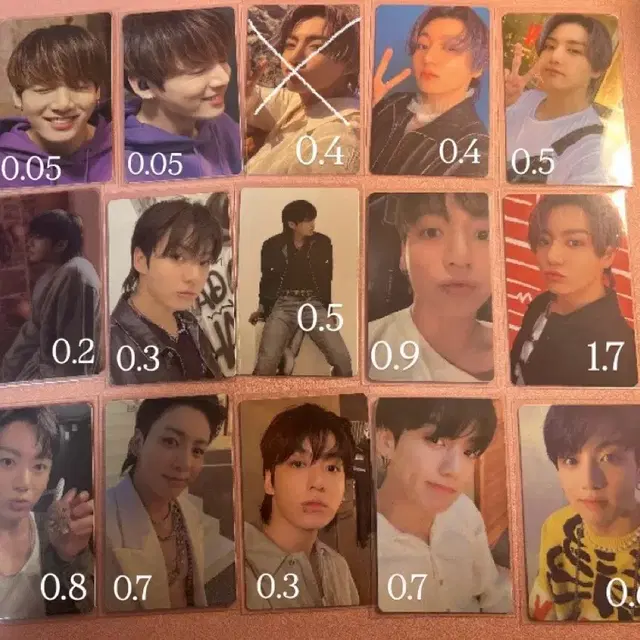 방탄소년단 정국 포카 판매 급처