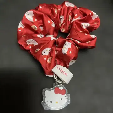 L'OREAL 헬로키티 빨간색 스크런치