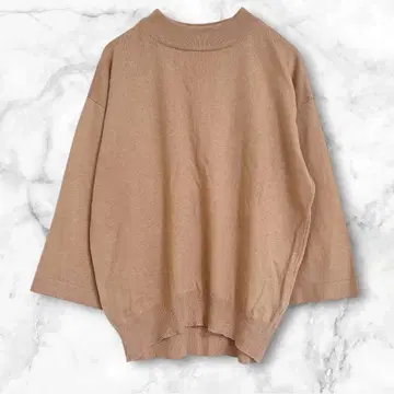 어반 리서치 긴팔 니트 얇은 소재 스웨터 심플 울 알파카 혼방 무지