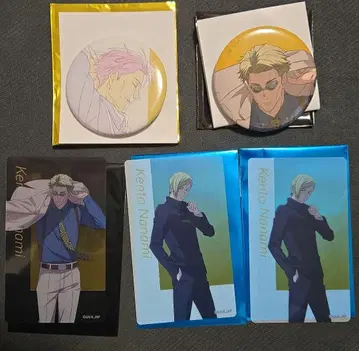 주술회전 나나미 켄토 클리어 카드 캔뱃지 세트