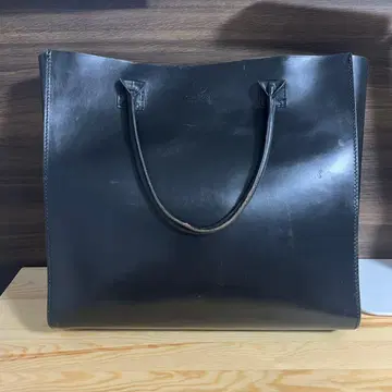 GLENROYAL 블랙 토트백