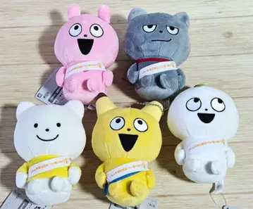 니시무라 유우지 작품 가방에 달 수 있는 봉제 인형 5종