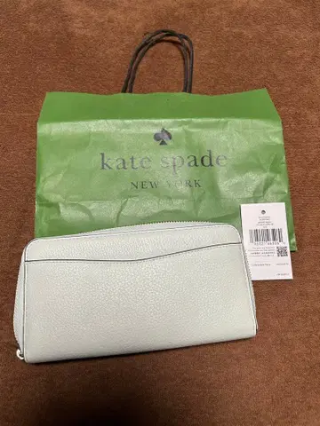 케이트 스페이드 화이트 가죽 장지갑