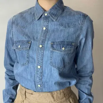 컨디션 최상 SINME 셔츠 [ Size: M ] 데님 웨스턴