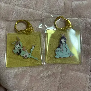 CLAMP 전시회 카드캡터 사쿠라 아크릴 키링 사쿠라 지수