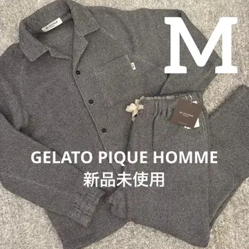 GELATO PIQUE HOMME 남성용 카라 부착 파자마 상의 새상품