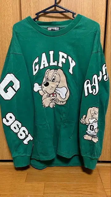 갈피 긴팔 T셔츠 티셔츠 그린