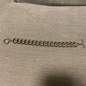 BEAMS 실버 체인 팔찌