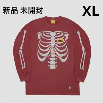 BONE Garment Dye Long-sleeve T-shirt 레드