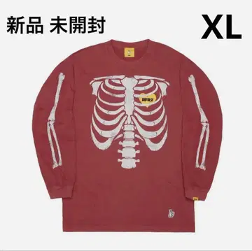 BONE Garment Dye Long-sleeve T-shirt 레드