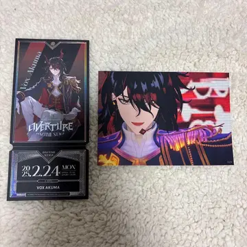 vox Overture 니지산지 BluRay 특전 사진 티켓