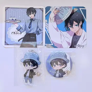 버블 케이크 아크릴 키링 캔뱃지 코스터